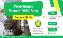 SMK Farmasi Bhakti Husada Karanganyar Buka PPDB 2025/2026, Tawarkan Program Unggulan Penempatan Kerja